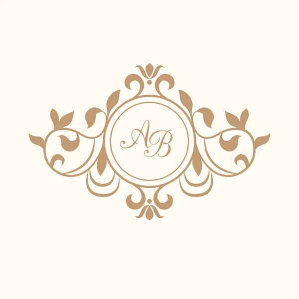 Monogram — Stock Vector