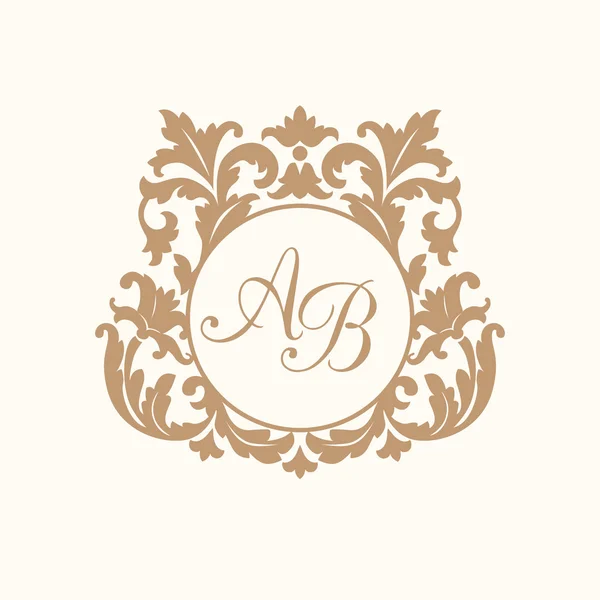 Monogram — Stock Vector