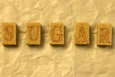 kahverengi şeker cubes