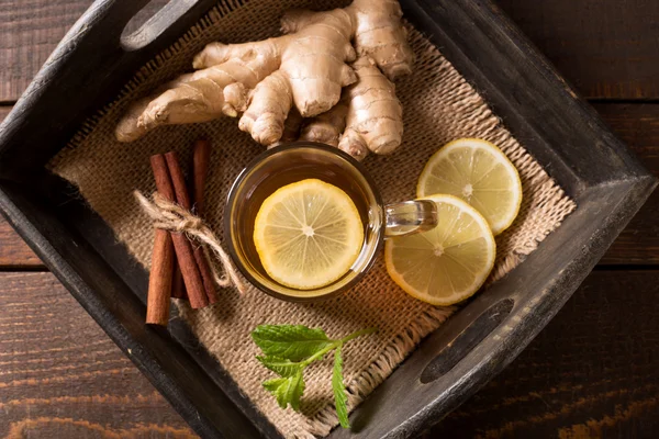 zencefil çayı Üstten Görünüm