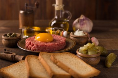 rustik tarzı Beef tartar