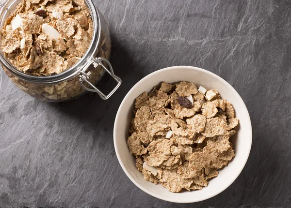 Fullkorn müsli — Stockfoto