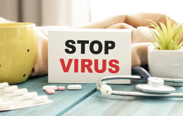 stop virus. COVID-19 Corona virus protection. Images of hand sanitizer, pills. on a white background. Protection from 2020 nKoV. Help stop the spread of the virus. Protect yourself and others
