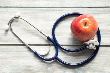 Diyet, sağlık, beslenme veya sağlık sigortası kavramı