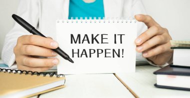 Olayları Oluştur kartını beyaz arkaplanda izole et