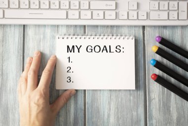 Kelimelerle değil, hedeflerimle, iş konseptimle..