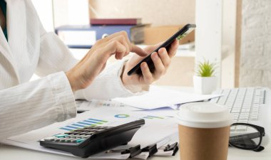 Uzaktan öğrenme ya da çalışma. Video konferansı konsepti.