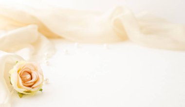 Tuğla duvardaki tek gül beyaza boyanmış.