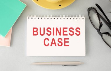 İş Dünyası 'nın el yazısı. Sözlü Sunum Yapan Konsept Anlamı Yeni Görev Kağıdı Kırmızı Borde.