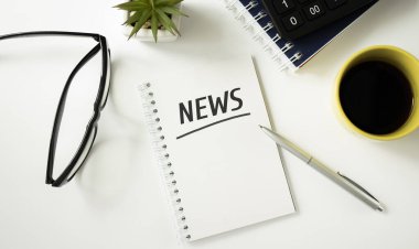 Haber - masadaki bir defterde el yazısıyla yazılmış metin