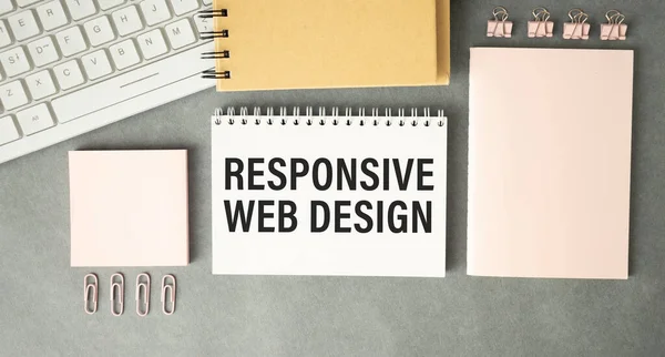 Toolls Notes Responsive Webdesign — 스톡 사진