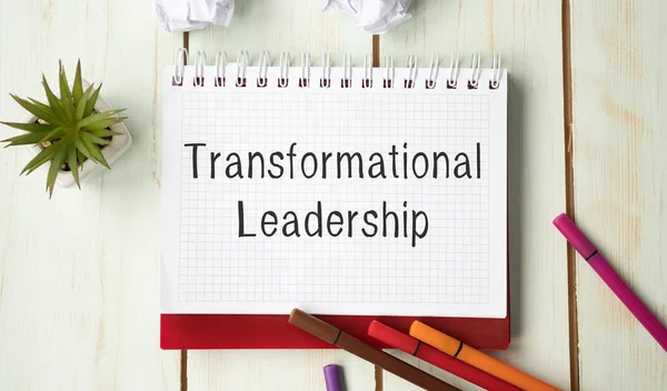 Transformational Leadership Sign Page Business Concept — Stock Photo, Image