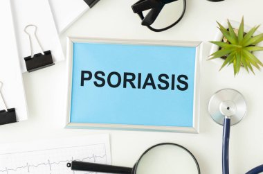 PSORIASIS Metni, Medicaments bileşimi, steteskop, karışık terapi ilaçları doktor grip antibiyotik eczane tıbbı