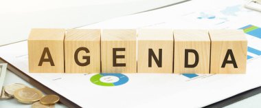 Ahşap küplerle ilgili gündem kavramı, hafif arkaplan