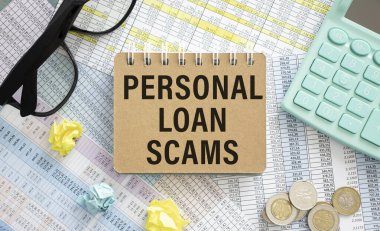 Finansal konsept, yani şahsi kredi dolandırıcılığı..