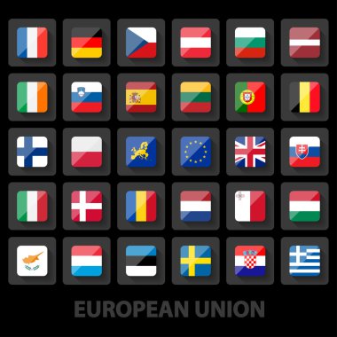 Avrupa Birliği bayrakları simgeler kümesi