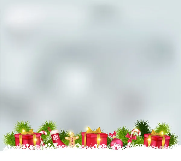 Weihnachtlicher Hintergrund — Stockvektor