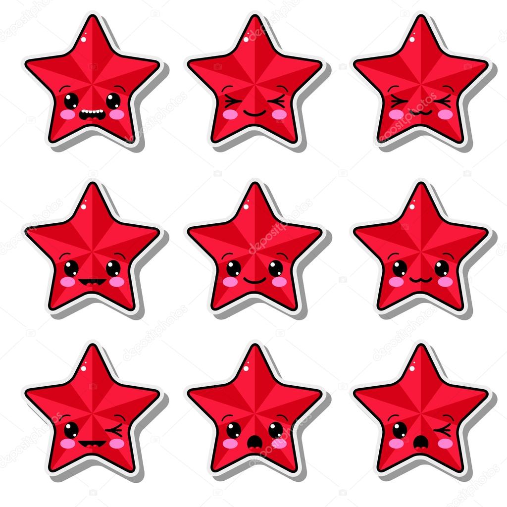 Collection of funny stars