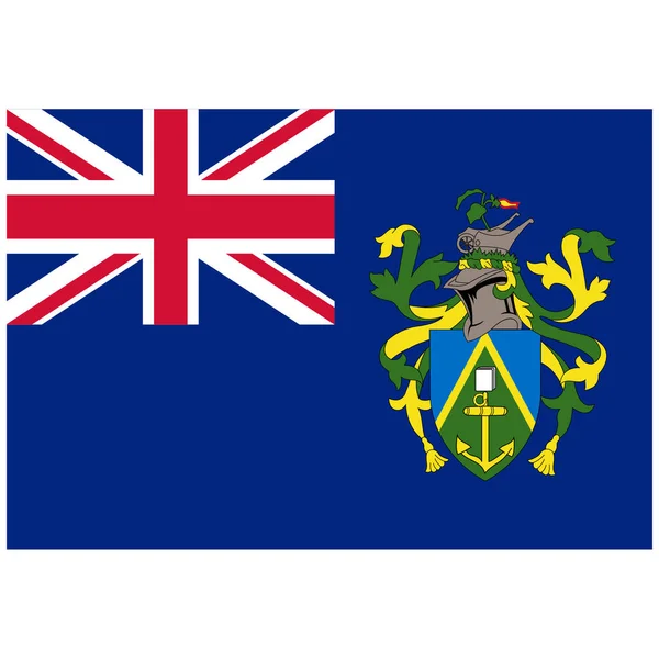 Bandeira Nacional Das Ilhas Pitcairn Ícone Cor Plana — Vetor de Stock