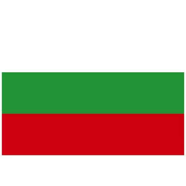 Bandera Nacional Bulgaria Icono Color Plano — Vector de stock