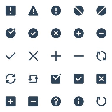 ui ux için simge simgeleri.