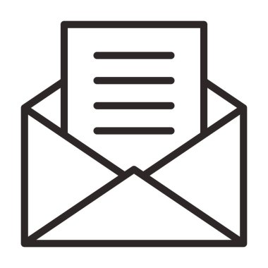 Zarf harfi için özet simgesi.