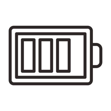 Pil şarjı için özet simgesi.