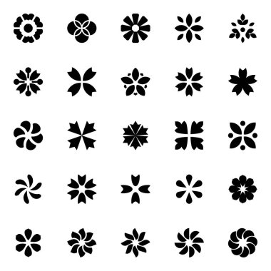 Çiçekler için sembol.