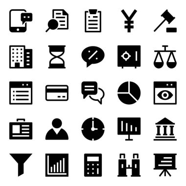 Pazar ve ekonomi için sembol.