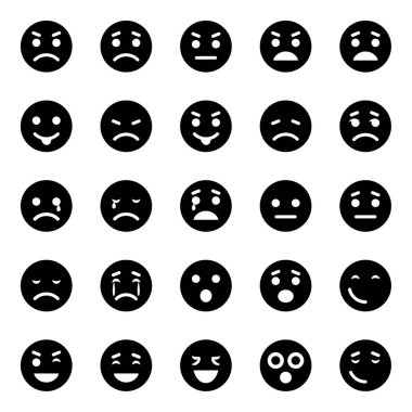 Gülen yüz için simge simgeleri.