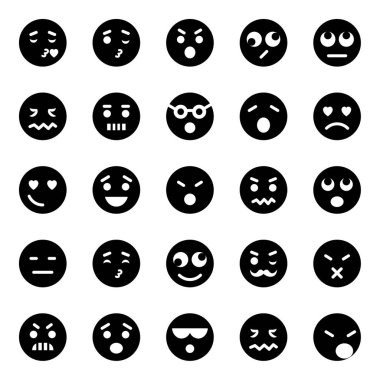 Gülen yüz için simge simgeleri.