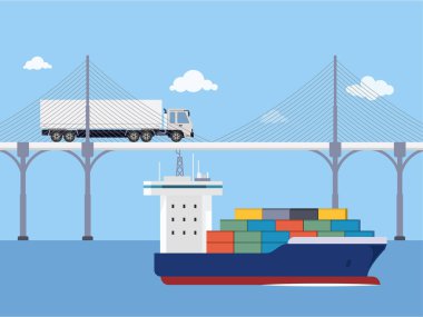 Nakliye servisi kargo teslimatı