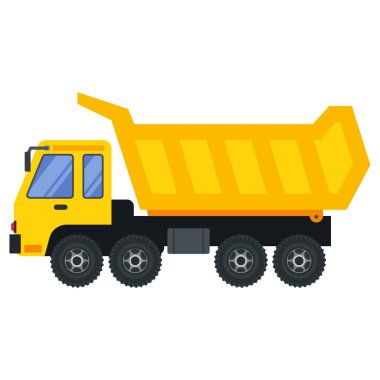 İnşaat araçları için buldozer çizimi.