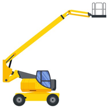 İnşaat makineleri için görüntü araç kaldırma havası.