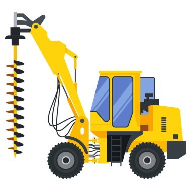 İnşaat makineleri araç kazma sondajı için resim.