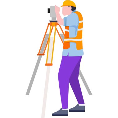 İnşaat mühendisi çizimi.