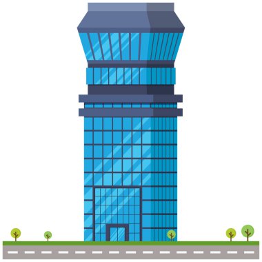 Ofis şehri güzel bir illüstrasyon..