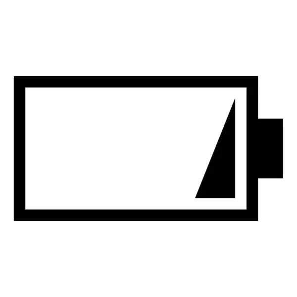 Ícone Bateria Ilustração Vetorial —  Vetores de Stock