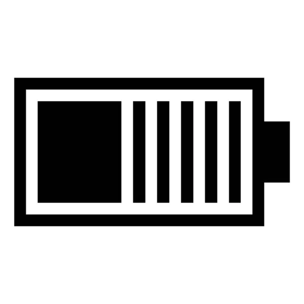 Ícone Bateria Ilustração Vetorial —  Vetores de Stock