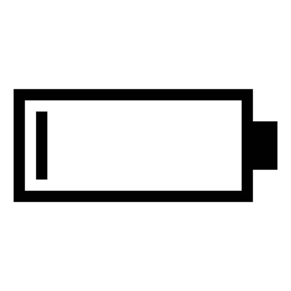 Batterij Pictogram Vector Illustratie — Stockvector