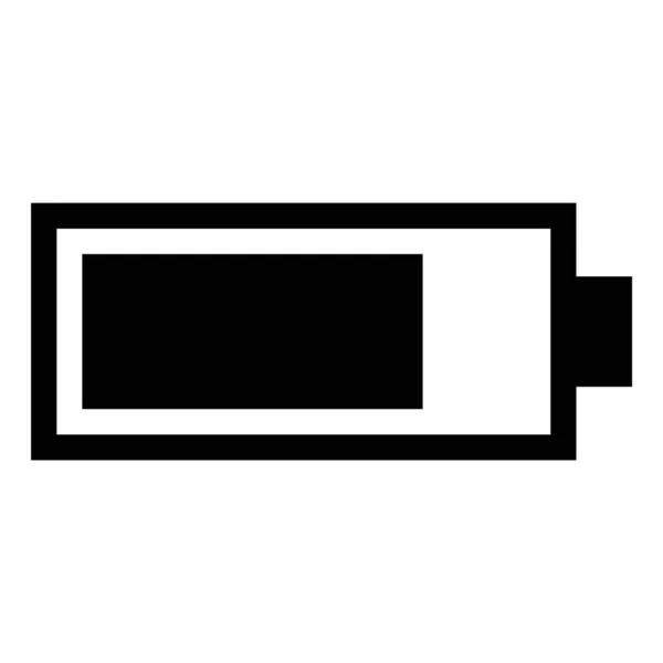 Batterij Pictogram Vector Illustratie — Stockvector