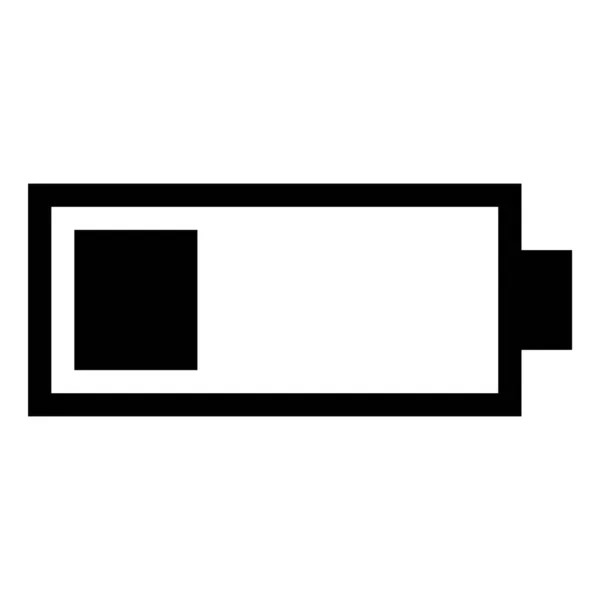 Batterij Pictogram Vector Illustratie — Stockvector