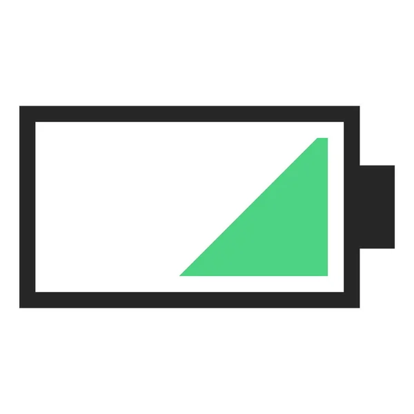 Illustration Vectorielle Icône Batterie — Image vectorielle