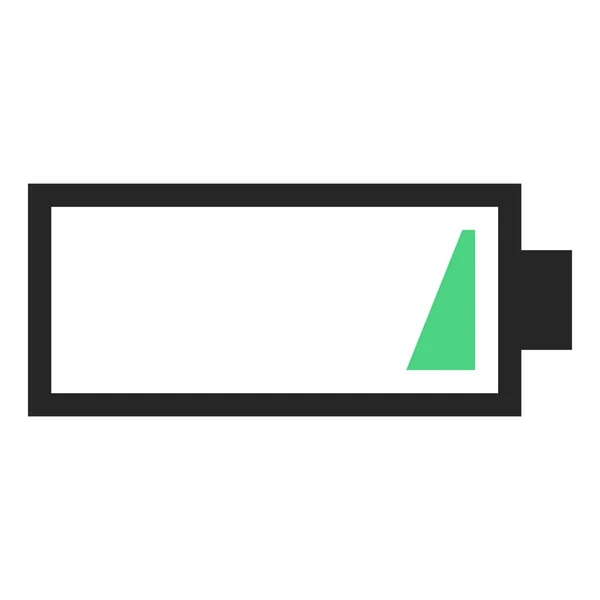 Batterij Pictogram Vector Illustratie — Stockvector