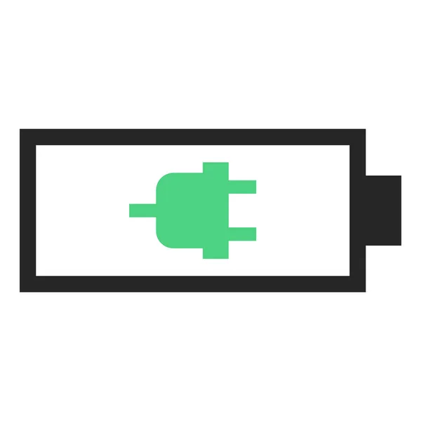 Batterij Pictogram Vector Illustratie — Stockvector