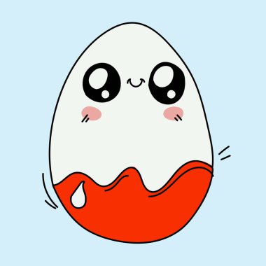 Çikolata yumurtası, Paskalya ve tatiller için çocuk sürprizi, kırılmış.