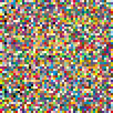 Gökkuşağı pikseli arkaplan, vektör illüstrasyonu