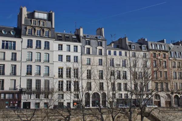 Facade House Paris — Stock Photo, Image