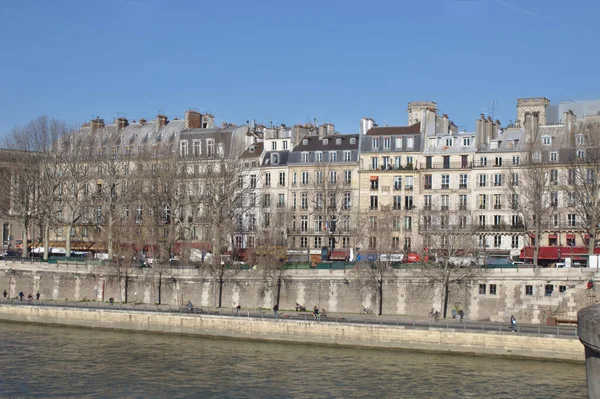 Фасад Будинку Парижі — стокове фото