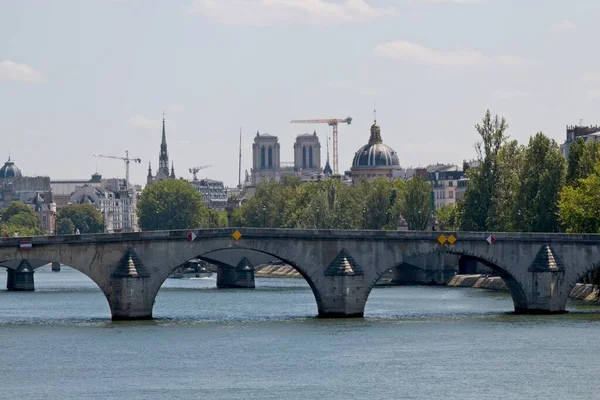 Vista Della Sciabica Con Torre Eiffel — Foto Stock